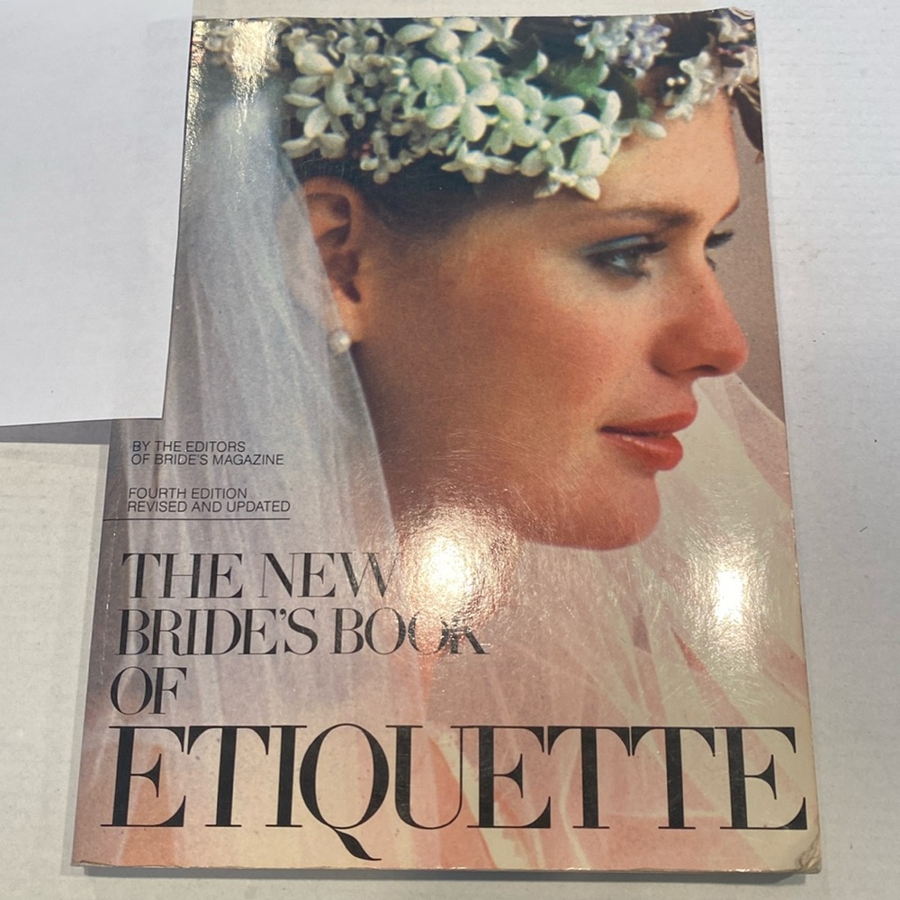 Vintage 1981 “The New Bride’s Book of Etiquette,” Softcover